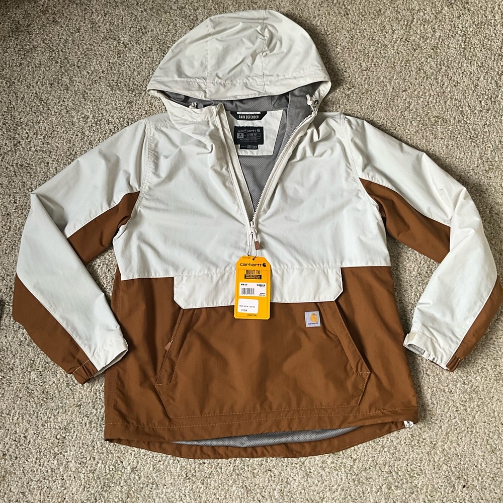 Carhartt Woman’s Rain Defender Lightweight Packable Anorak Size M